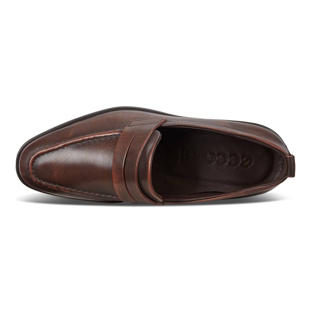 Loafers Hombre - ECCO Melbourne Penny - Marrom - XUC715643